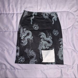 Dragon Tightfitted Skirt